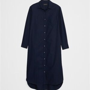 Midi Poplin Shirtdress